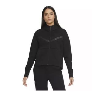 NIKE TECH FLEECE WINDRUNNER JACKET SIZE L NWT BLACK